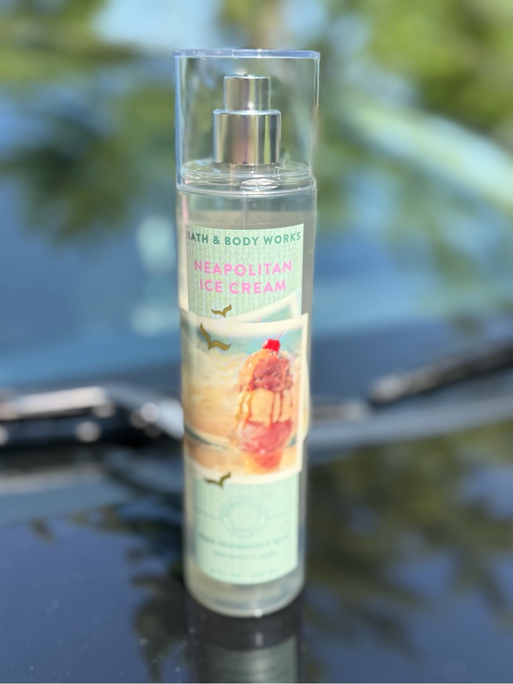 Bath & Body Works Neapolitan Ice Cream Fragrance Mist - Pink, Cream